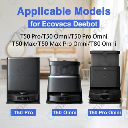 Ecovacs Deebot T50 Omni, T50 Pro Omni, T50 Max, T50 Max Pro Omni, T80 Omni - glavna krtača