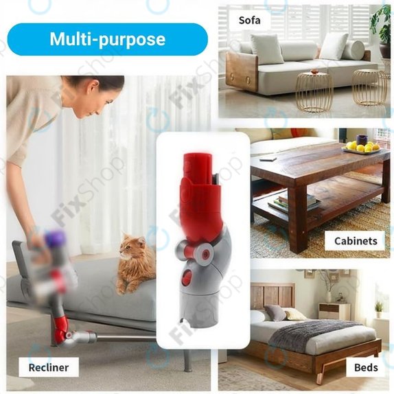Dyson V-series, Outsize, Omni-glide - Redukcija (Flexa)
