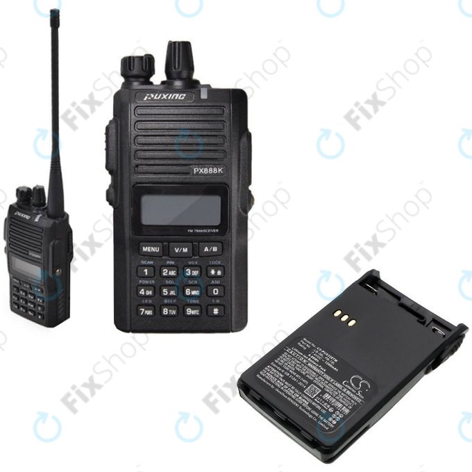 Baterija za ADI AT-46, Baojie BJUV22, Huntec HT-3688, 1200mAh, Li-Ion, 7.4V, LB-38L, HQ