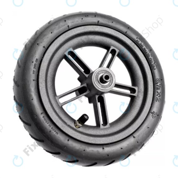 Xiaomi Mi Electric Scooter 1S, 2 M365, Essential - Celotno zadnje kolo (Black) - C002550001900, C002550003500 Genuine Service Pack