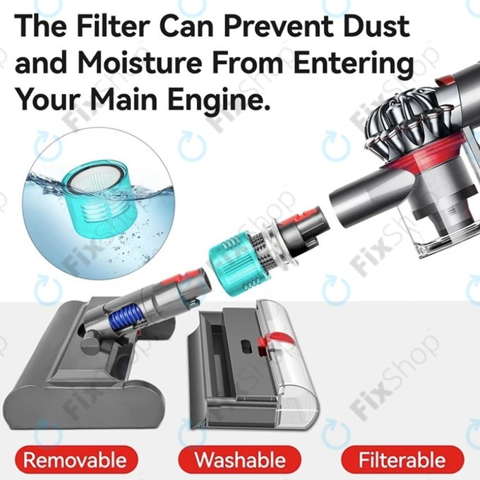 Dyson V-series - Talna šoba Submarine z pralnim filtrom