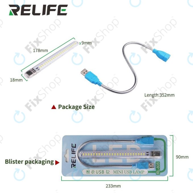 Relife RL-805 - USB mini LED svetilka