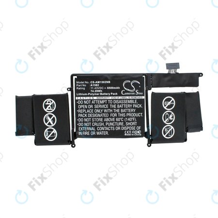 Apple MacBook Pro 13" A1502 (Early 2015) - Baterija A1582 6500mAh HQ