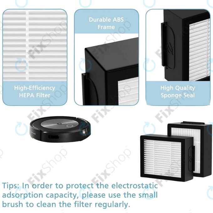 iRobot Roomba e-series, i-series, j-series - HEPA filter (3 kosi)