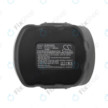 Bosch 12V - Baterija BAT043, BAT045 1500mAh