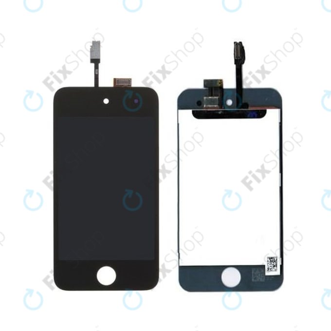 Apple iPod Touch (4th Gen) - LCD zaslon + steklo na dotik + okvir (Black) TFT