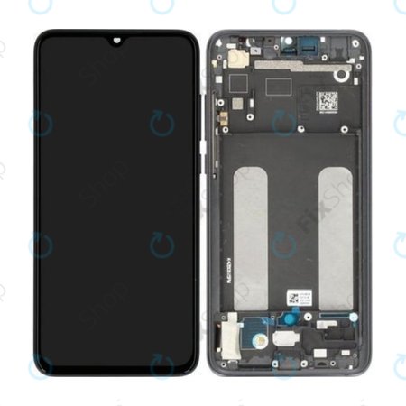 Xiaomi Mi 9 Lite - LCD zaslon + steklo na dotik + okvir (Onyx Grey) - 560610118033, 5600030F3B00 Genuine Service Pack