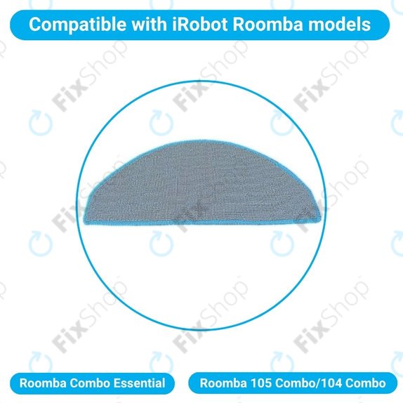 Krpa za brisanje, 2 kos za iRobot Roomba Combo Essential, Roomba 105 Combo, 104 Combo