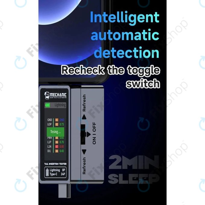 Mechanic T-824 - Tester za priključek za polnjenje