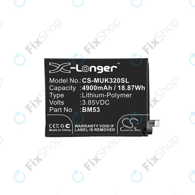 Xiaomi Mi 10T 5G, Mi 10T Pro 5G - Baterija BM53 4900mAh HQ