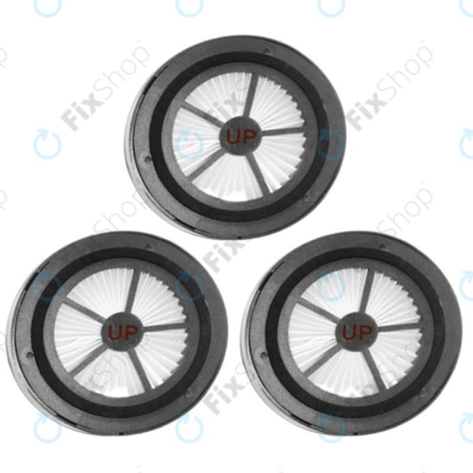 Proscenic P10, P11, U11 - HEPA Filter (Black) - 3 kosa