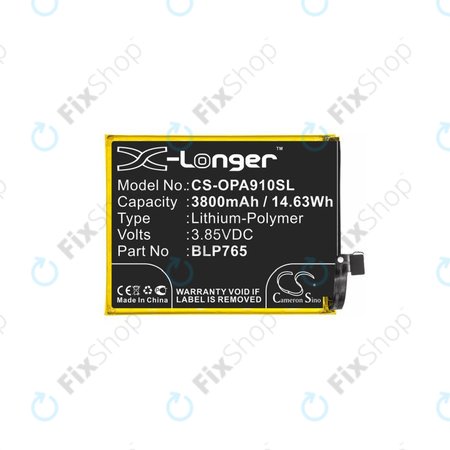 Oppo A91 - Baterija BLP765 3800mAh HQ