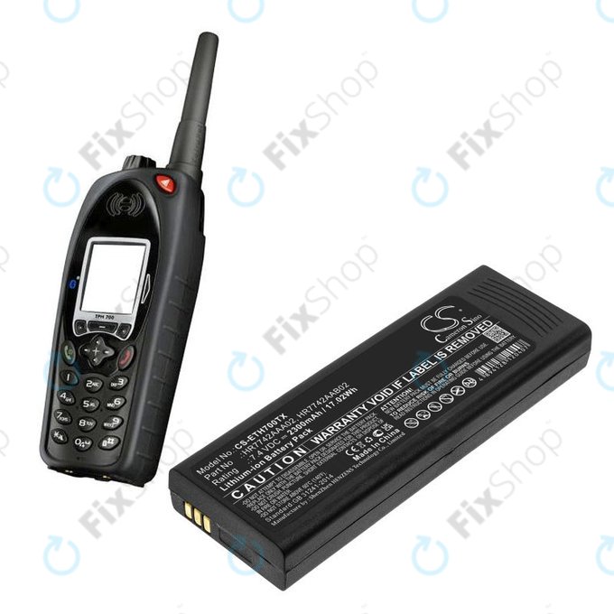 Baterija za EADS P3G, TPH700, 2300mAh, Li-Ion, 7.4V, HR7742AAA02, HQ