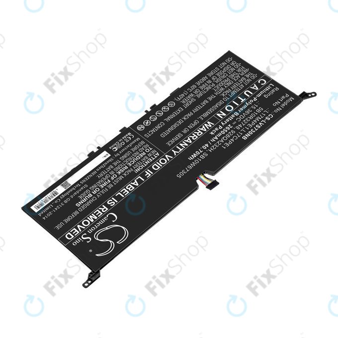 Baterija za Lenovo IdeaPad 730-13, 2650mAh, Li-Pol, 15.36V, 5B10R32748, HQ