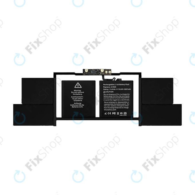 Apple MacBook Pro 15" A1707 (Late 2016 - Mid 2017) - Baterija A1820 6680mAh FixPremium