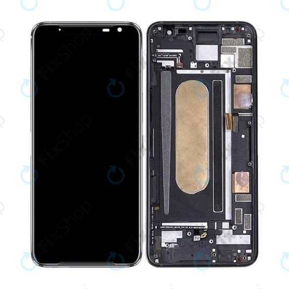 Asus ROG Phone 3 ZS661KS - LCD zaslon + steklo na dotik + okvir (Black Glare) OLED