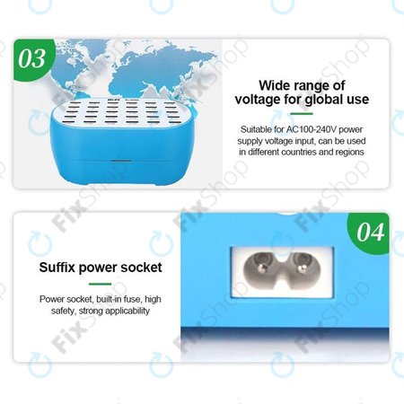 Relife RL-304M - Smart servisna polnilna postaja - 30x USB / 160 W