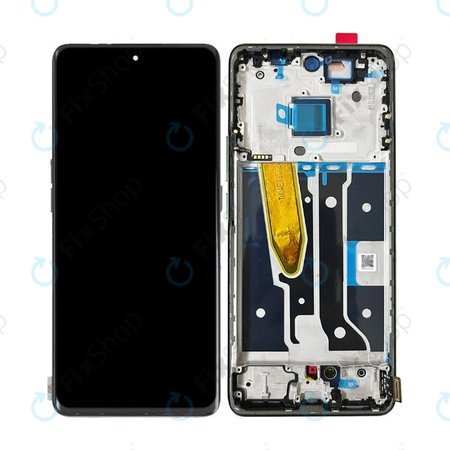 Realme 11 Pro RMX3771 - LCD zaslon + steklo na dotik + okvir (Astral Black) OLED