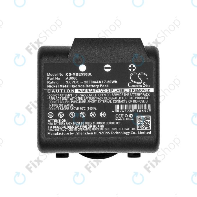 Baterija za Imet BE5500, 2000mAh, Ni-MH, 3.6V, AS060, HQ