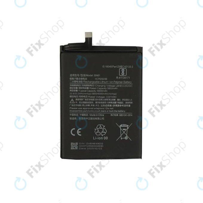 Xiaomi Poco X3, X3 NFC, X3 Pro - Baterija BN57, BN61 5160mAh