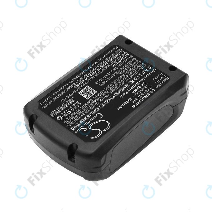 Bosch 18V - Baterija 2 607 337 314 Li-Ion 18.0V 2000mAh HQ