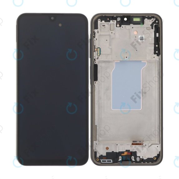 Samsung Galaxy A26 A266E - LCD zaslon + steklo na dotik + okvir (Black) OLED
