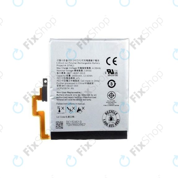 Blackberry Passport - Baterija BAT-58107-003 3400mAh