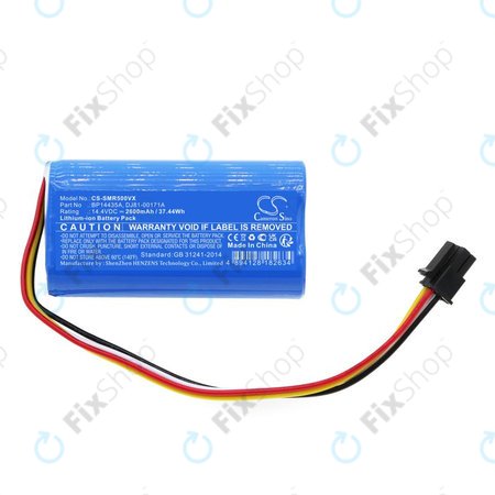 Baterija za Samsung PowerBot VR05R5050WK, Midea i5, i9 EYE, 2600mAh, Li-Ion, 14.4V, BP14435A, HQ