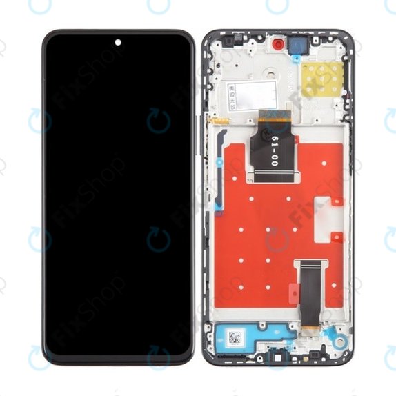 Honor 90 Lite 5G - LCD zaslon + steklo na dotik + okvir (Black) TFT