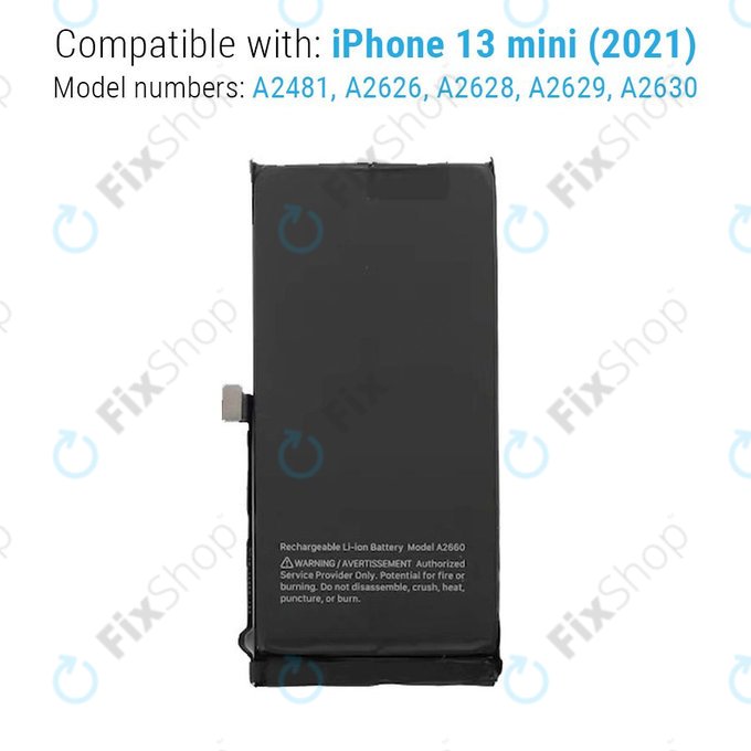 Apple iPhone 13 Mini - Baterija A2660 2406mAh Service Pack