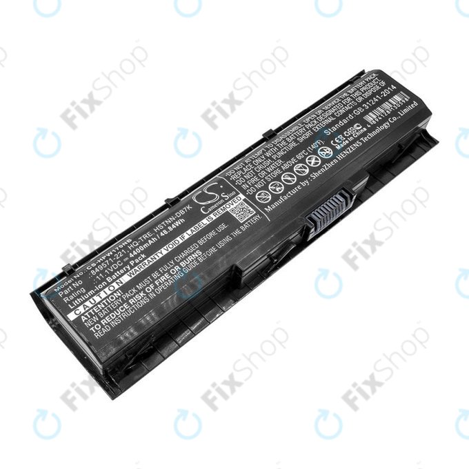 Baterija za HP 17, Omen 17, Pavilion 17, 4400mAh, Li-Ion, 11.1V, 849571-221, HQ