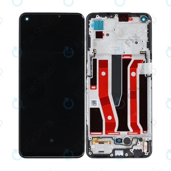 Oppo A94 5G CPH2211 - LCD zaslon + steklo na dotik + okvir (Black) - O-4907425 Genuine Service Pack