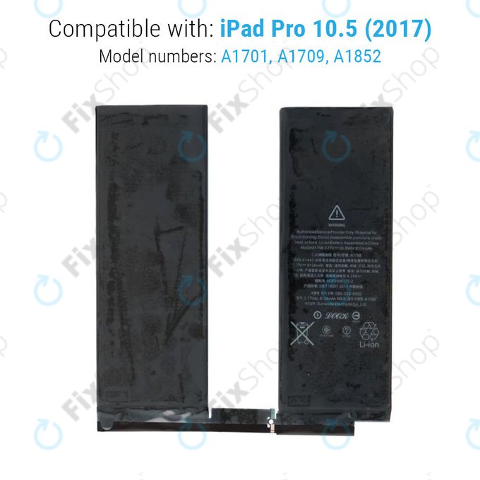 Apple iPad Pro 10.5 (2017) - Baterija 8134mAh