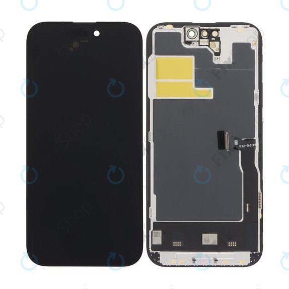 Zaslon Soft OLED za iPhone 14 Pro, Steklo na dotik z okvirjem, DIAGNOSTIC
