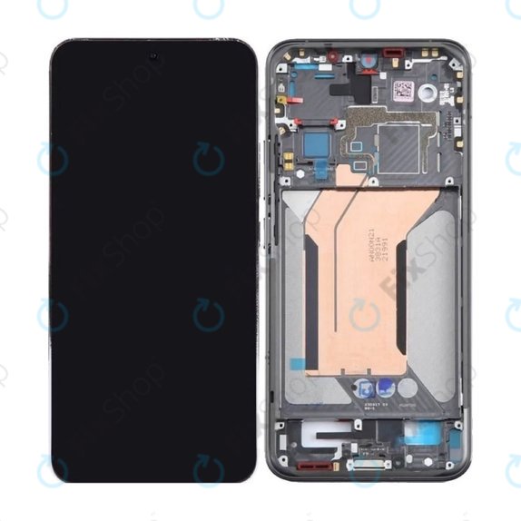Xiaomi 14 23127PN0CC - LCD zaslon + steklo na dotik + okvir (Black) TFT