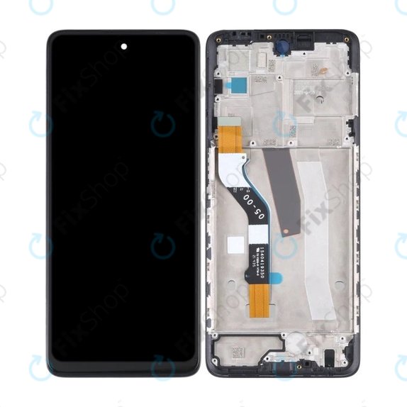 Motorola Moto G51 XT2171 - LCD zaslon + steklo na dotik + okvir (Black) TFT