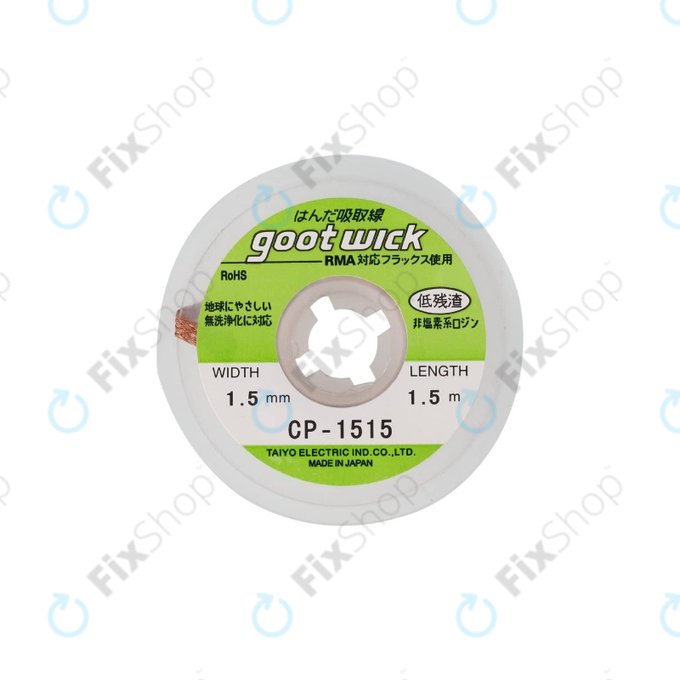 Goot CP-1515 - Kositrna sesalna žica - 1.5mm