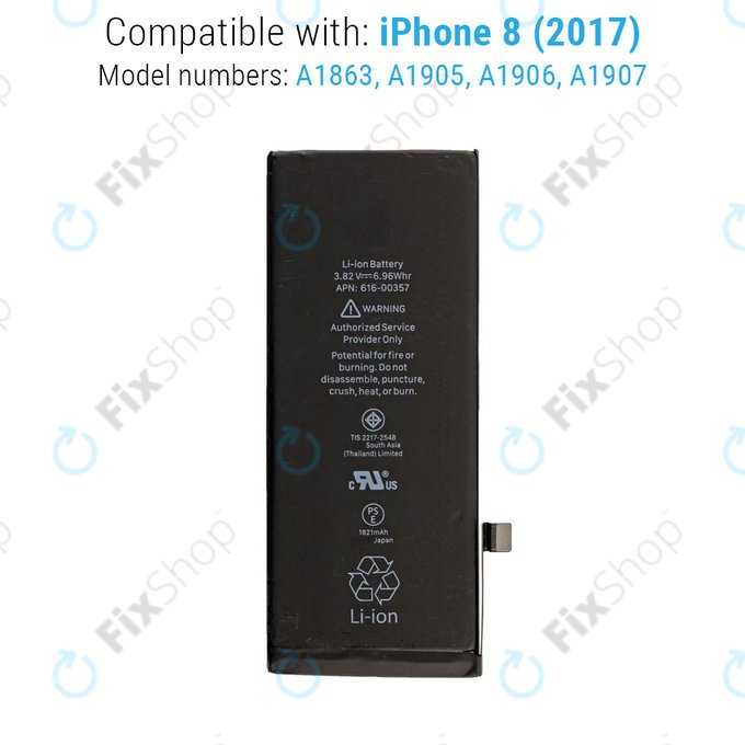 Apple iPhone 8 - Baterija 1821mAh