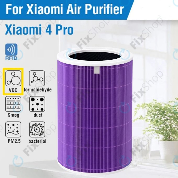 Xiaomi Mi Mijia Air Purifier 4 Pro - HEPA filter (Protizapahni) (Vijolična)