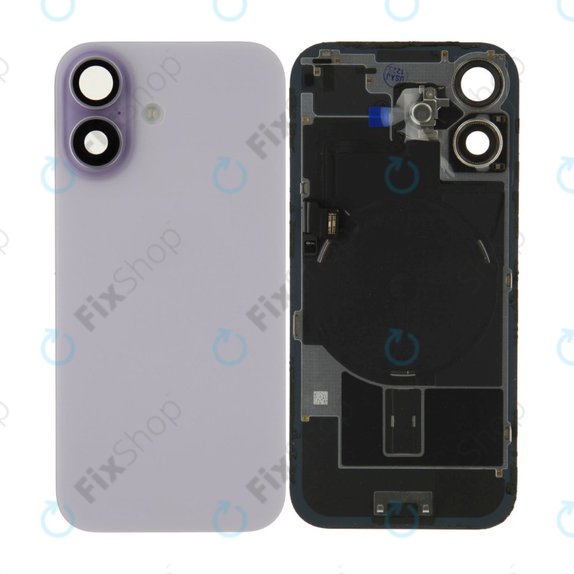 Steklo zadnjega ohišja za iPhone 17, Lavender, Pulled A