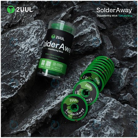 Pletenica za odstranjevanje spajke, Solder Vampire, 2UUL DW11, 10 kolutov/škatla