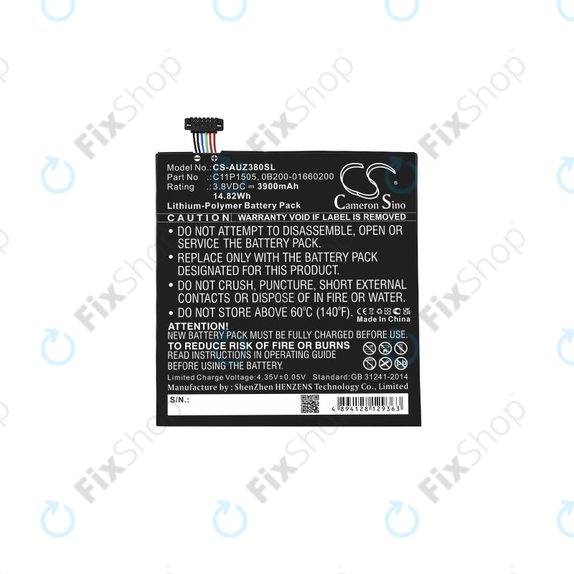 Asus ZenPad 8.0 Z380C (P022) - Baterija C11P1505, 0B200-01660200 3900mAh HQ