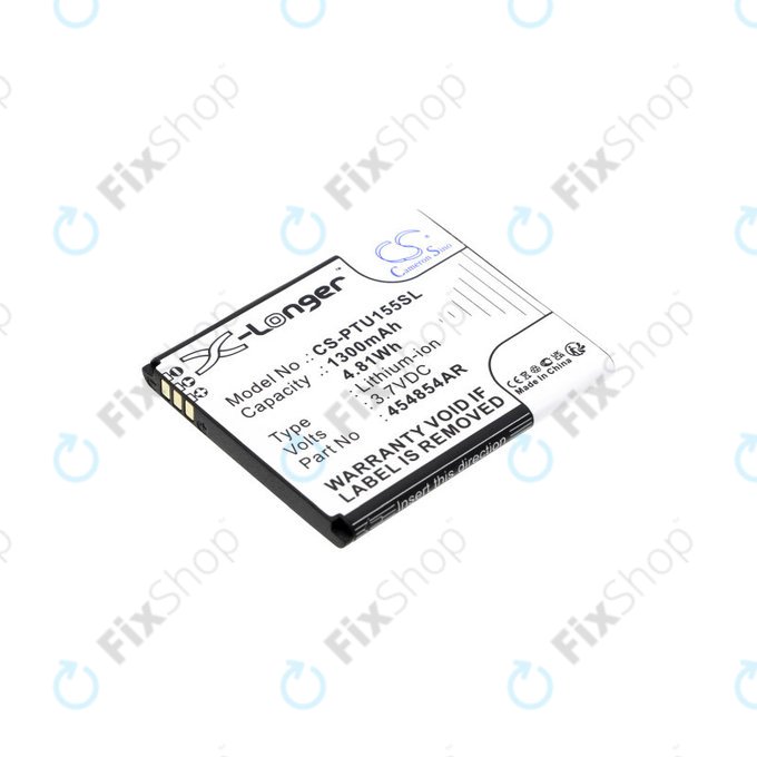 Baterija za Panasonic Kx-Tu150, Kx-Tu150exr, 1300mAh, Li-Ion, 3.7V, 454854AR, HQ