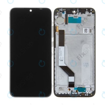 Xiaomi Redmi Note 7 - LCD zaslon + steklo na dotik + okvir (Space Black) - 5606100920C7, 560610100033, 560610125033 Genuine Service Pack