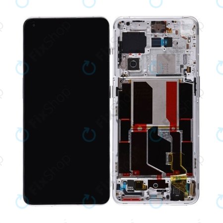 OnePlus 10 Pro NE2210 NE221 - LCD zaslon + steklo na dotik + okvir (Panda White) TFT