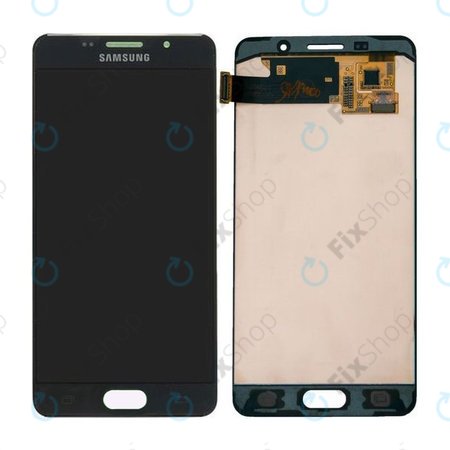 Samsung Galaxy A5 A510F (2016) - LCD zaslon + steklo na dotik (Black) - GH97-18250B Genuine Service Pack