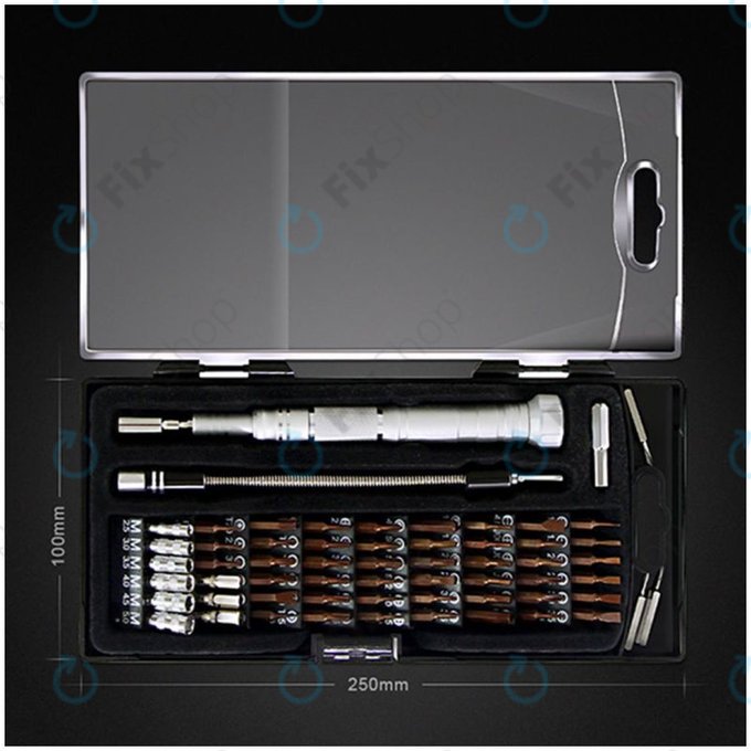 Jakemy JM-8166 - Komplet servisnega orodja za servis elektronike 61 v 1