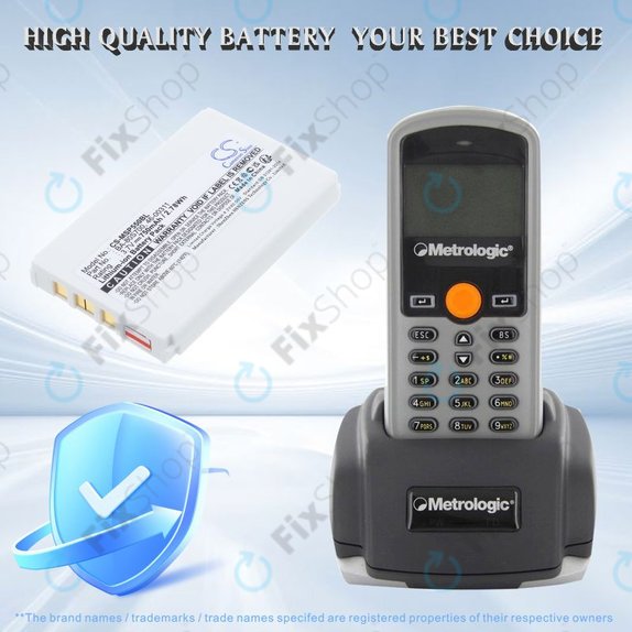 Baterija za Cipherlab 8300-L, Metrologic MK5502, 750mAh, Li-Ion, 3.7V, BA-80S700, HQ