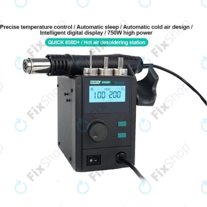 Quick 858D+ - Toplozračna spajkalna postaja