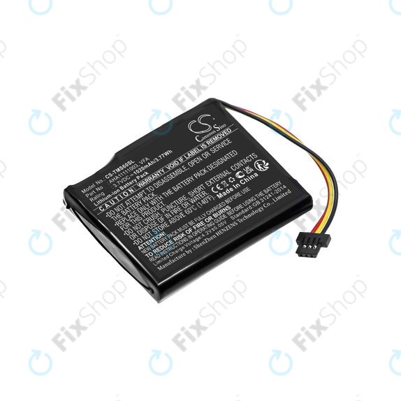 Baterija za TomTom Start 60, 1020mAh, Li-Ion, 3.7V, VFA, HQ